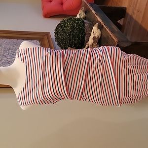 J Mclaughlin NWT boat neck layered cotton dress